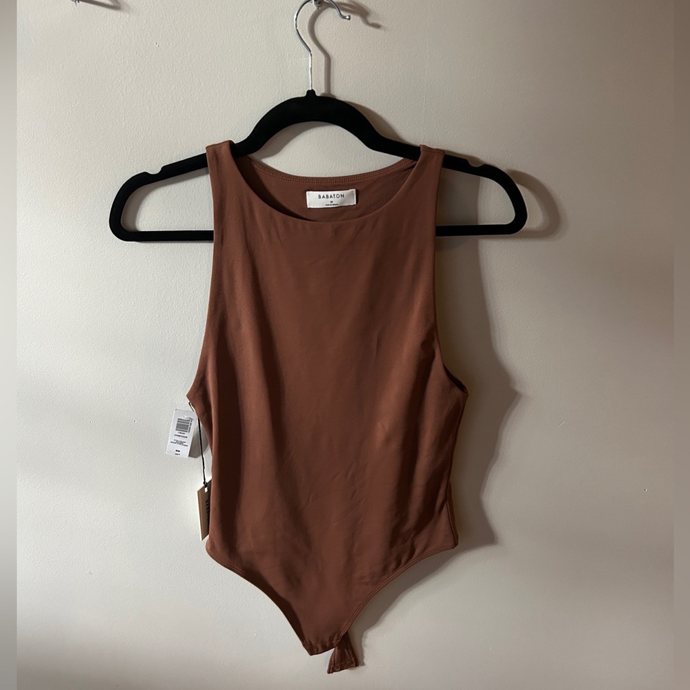 BABATON CONTOUR HIGH NECK BODYSUIT NWT